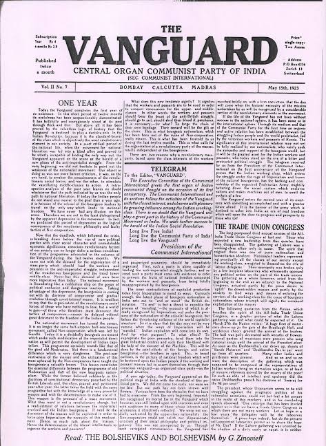 100 Years of Communist Movement in India