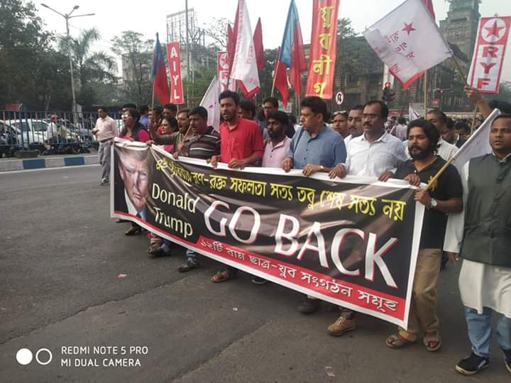 Go Back Trump Rally on Kolkata (24/02/2020)