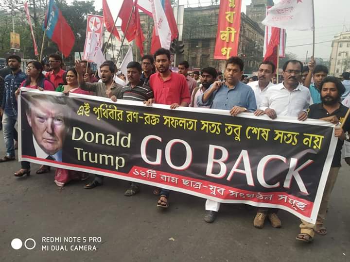 Go Back Trump Rally on Kolkata (24/02/2020)