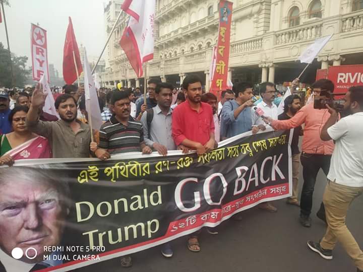 Go Back Trump Rally on Kolkata (24/02/2020)