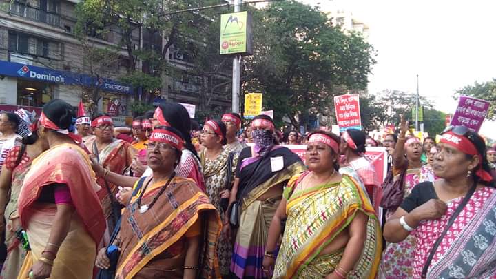 International Working Women's Day Rally Kolkata 2020