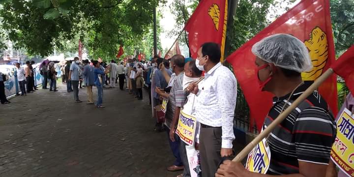রাজ্যে কেন্দ্রীয় ভাবে যুদ্ধ বিরোধী দিবস পালন ....