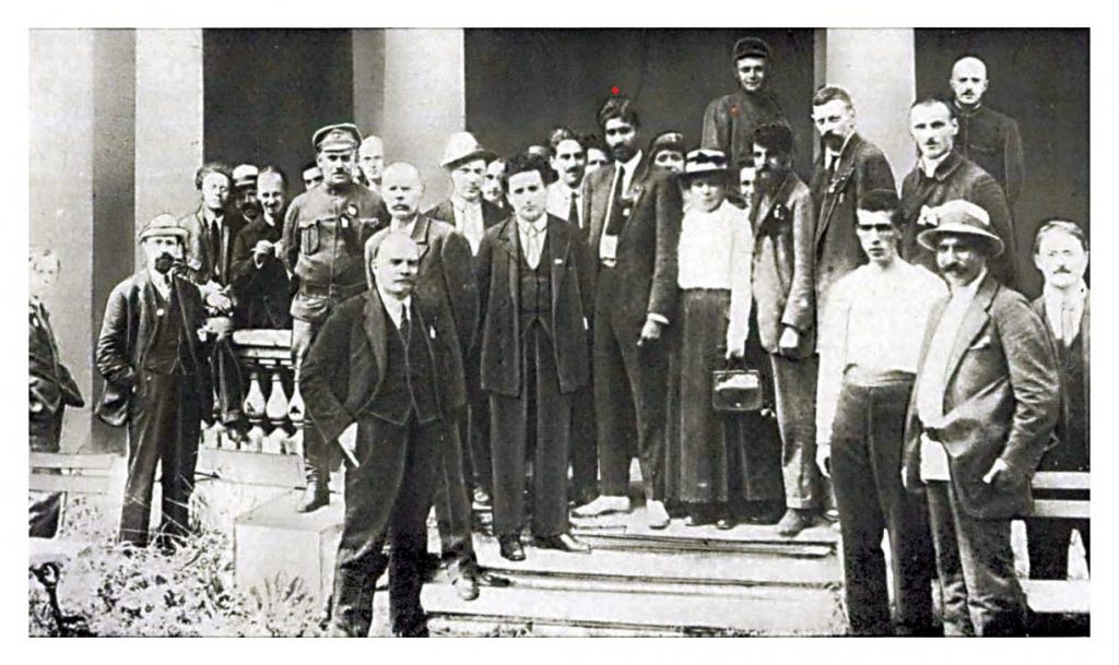 M N Roy with Lenin at 2nd Congress of Comintern